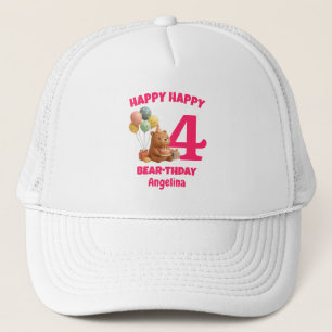 GELUKKIGE CAPPY VERJAARDAG Custom Capibara 4e Verj Trucker Pet