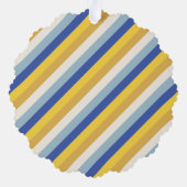 Gelukkige Chanoeka aangepaste fototekst moderne st Ornament Kaart (Achterkant)