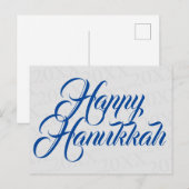 Gelukkige Chanoeka Briefkaart (Voorkant / Achterkant)
