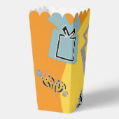 Gelukkige Chanoeka Dancing Dreidels Bedankdoosjes (Achterkant)