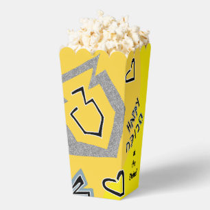 Gelukkige Chanoeka Dancing Dreidels Bedankdoosjes