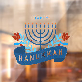 Gelukkige Chanoeka Decoratie Menorah Raamsticker (Vel 2)