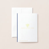 Gelukkige Chanoeka Echte Folie Kaart (Met envelop)