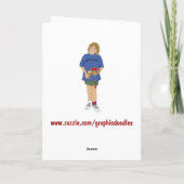 Gelukkige Chanoeka! Feestdagen Kaart (Achterkant)