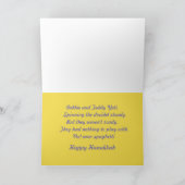 Gelukkige Chanoeka Feestdagen Kaart (Binnen)