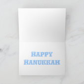 Gelukkige Chanoeka Feestdagen Kaart (Binnen)