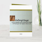 Gelukkige Chanoeka Feestdagen Kaart (Achterkant)