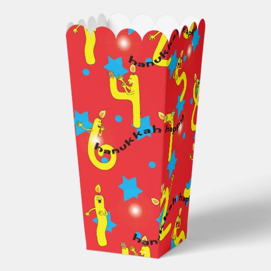 Gelukkige Chanoeka-getallen Bedankdoosjes (Voorkant)