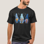 Gelukkige Chanoeka Gnome Menorah Vrouwen Meisjes T-shirt<br><div class="desc">Gelukkige Chanoeka Gnome Menorah Vrouwen Meisjes</div>