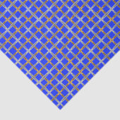 Gelukkige Chanoeka Goud en Zilveren Gevangen Tissuepapier (Detail)