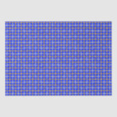 Gelukkige Chanoeka Goud en Zilveren Gevangen Tissuepapier (Voorkant)