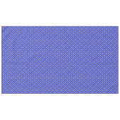 Gelukkige Chanoeka Goud, Zilver, en Blauwe Gevange Tafelkleed (Voorkant (Horizontaal))