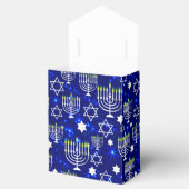 Gelukkige Chanoeka Menorah Tent Bedankdoosjes (Geopend)