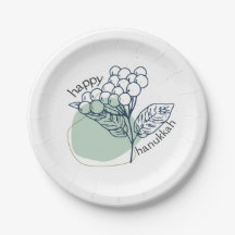 Gelukkige Chanoeka (met getekende bessen)