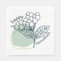 Gelukkige Chanoeka (met getekende bessen)