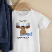 Gelukkige Chanoeka Moose Menorah T-shirt