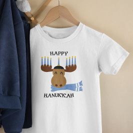 Gelukkige Chanoeka Moose Menorah T-shirt
