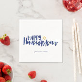 Gelukkige Chanoeka Star van David Holiday Napkin Servetten (Insitu)