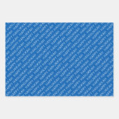 Gelukkige Chanoeka ster van David Holiday Faith Inpakpapier Vel (Voorkant 2)