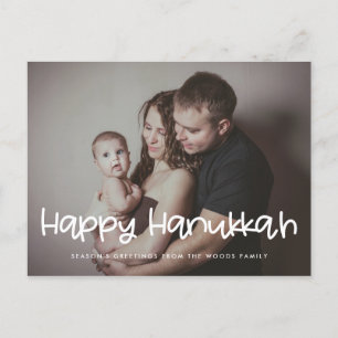 Gelukkige Chanoeka vakantie familie foto Briefkaart