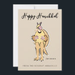 Gelukkige Chanoeka van de Vakantie Armadillo Feestdagenkaart<br><div class="desc">Gelukkige Chanoeka van de Vakantie Armadillo! Deze grappige FRIENDS™-afbeelding toont Ross als de Vakantie Armadillo.</div>