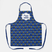 Gelukkige Chanoeka Waterverf Sterren van David Schort (Voorkant)