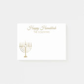 Gelukkige Chanukah Menorah Vakantie 4x3 Post-it® Notes (Voorkant)
