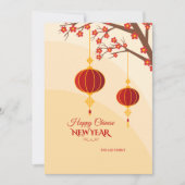 Gelukkige Chinese Nieuwjaarskaart Feestdagenkaart (Voorkant)