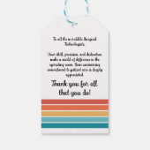 Gelukkige Chirurgische Techweek Cadeaulabel (Achterkant)