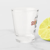 Gelukkige Chirurgische Techweek Shot Glas (Links)