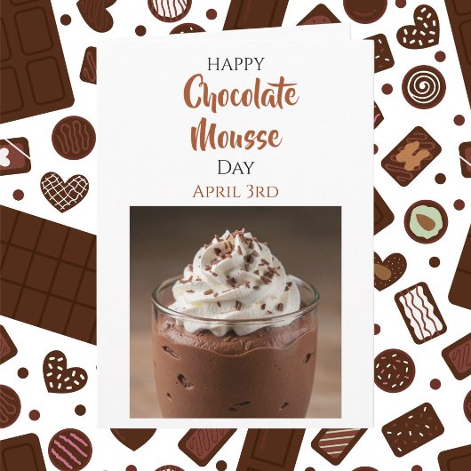 Gelukkige Chocolade Mousse Dag | 3 april | Recept Kaart