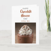 Gelukkige Chocolade Mousse Dag | 3 april | Recept Kaart (Voorkant)