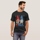 Gelukkige Chrismukkah Gnomes Kerstmis Chanoeka T-shirt (Voorkant volledig)