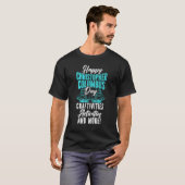 Gelukkige Christopher Columbus Dag Italiaans Ameri T-shirt (Voorkant volledig)