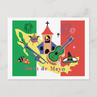 Gelukkige Cinco DE Mayo Briefkaart