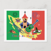 Gelukkige Cinco DE Mayo Briefkaart (Voorkant)