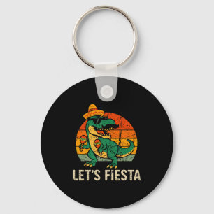 Gelukkige cinco de mayo dino t-rex Mexicaanse fees Sleutelhanger