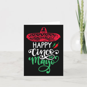 Gelukkige Cinco de Mayo verjaardag voor mij 5 de M Kaart