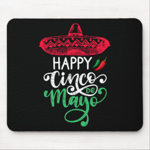 Gelukkige Cinco de Mayo verjaardag voor mij 5 de M Muismat
