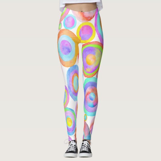 Gelukkige Cirkels Leggings (Voorkant)