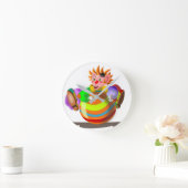 Gelukkige Clown met Bal Grappige Klok Circus (Huis)
