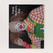 GELUKKIGE CLOWN MOEDERDAG LEGPUZZEL (Verticaal)