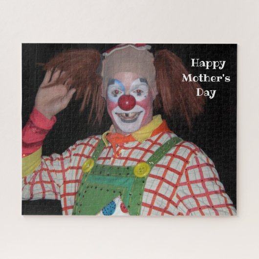 GELUKKIGE CLOWN MOEDERDAG LEGPUZZEL (Horizontaal)