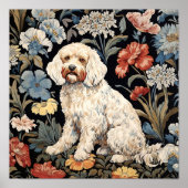 Gelukkige Cockapoo Art Print (Voorkant)