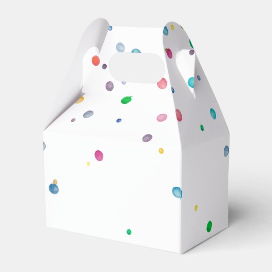 Gelukkige Confetti Stippen Bedankdoosjes (Achterkant)