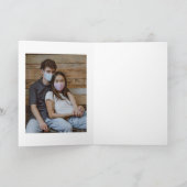 Gelukkige coronaversary covid-viruskaartfoto kaart (Binnen)