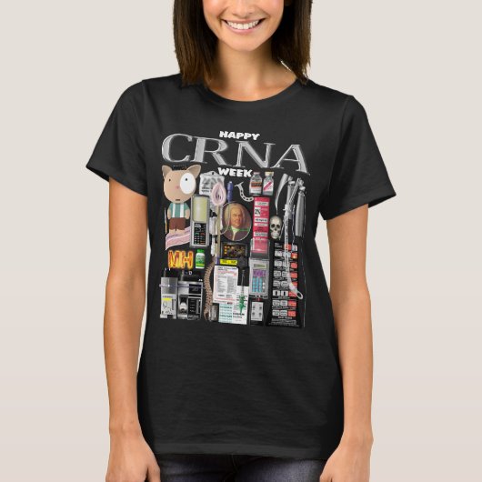 Gelukkige CRNA Week 2024 T-shirt (Voorkant)