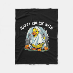 Gelukkige Cruise Ween Kwak Of Behandel Cruise Eend Fleece Deken