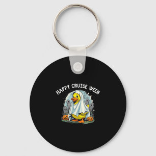 Gelukkige Cruise Ween Kwak Of Behandel Cruise Eend Sleutelhanger