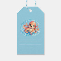 Gelukkige Cute Octopus Kawaii Zeeleven Illustratie